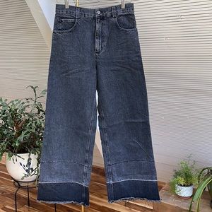 Rachel Comey Wide Leg Legion Jeans in Washed Black